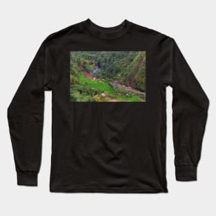 rice field in the valley Long Sleeve T-Shirt